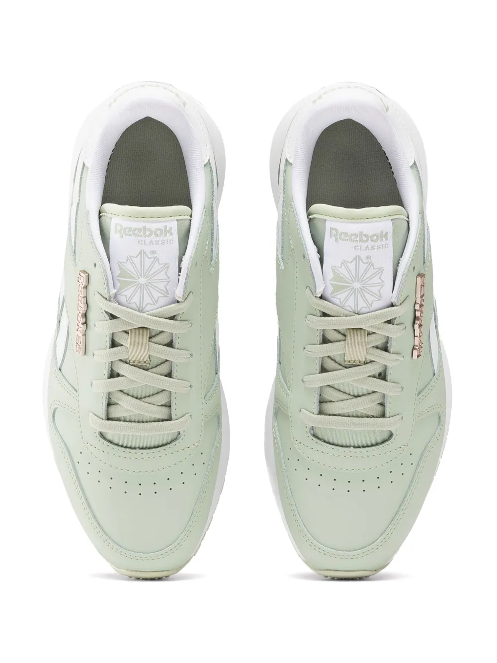 Reebok Classic faux-leather sneakers Green
