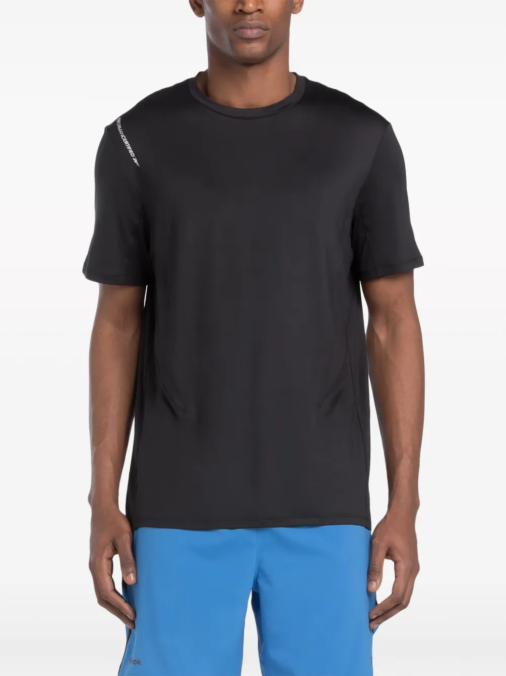 Reebok T-shirt met print Zwart