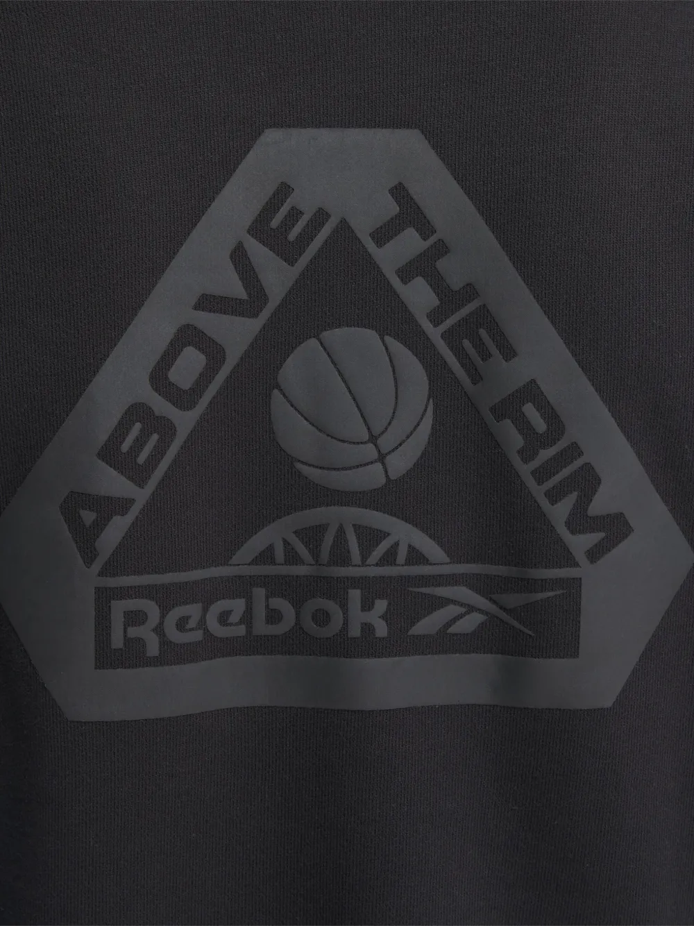 Reebok Hoodie met print Zwart