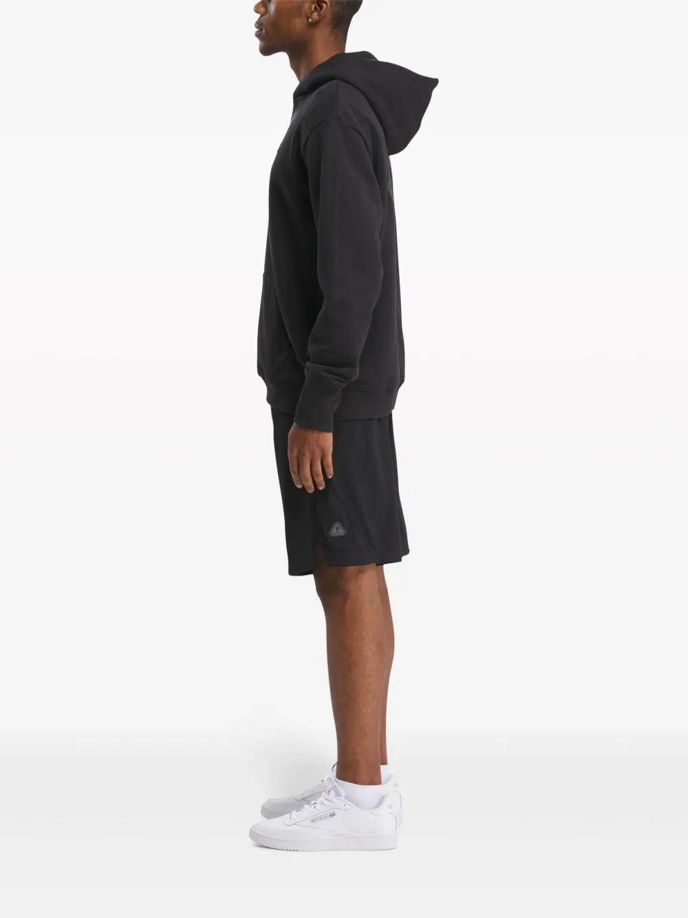 Reebok Hoodie met print Zwart