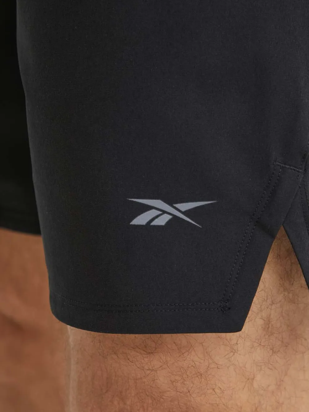 Reebok logo shorts Zwart
