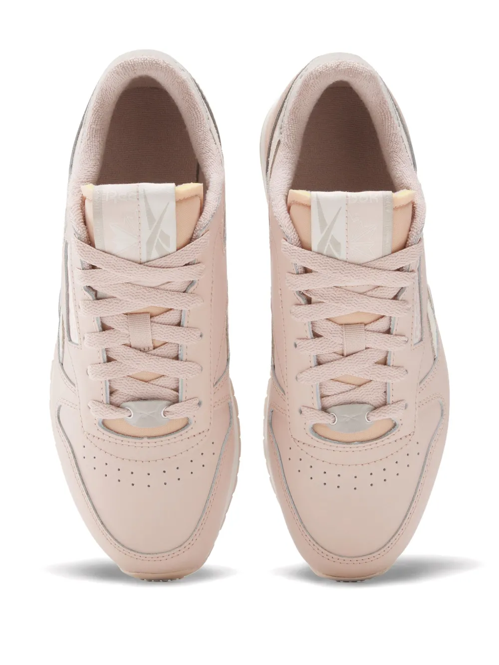 Reebok Lace Up Sneakers Women Calf Suede Artificial Leather Rubber Polyethylene Vinyl Acetate peva 8.5 Pink