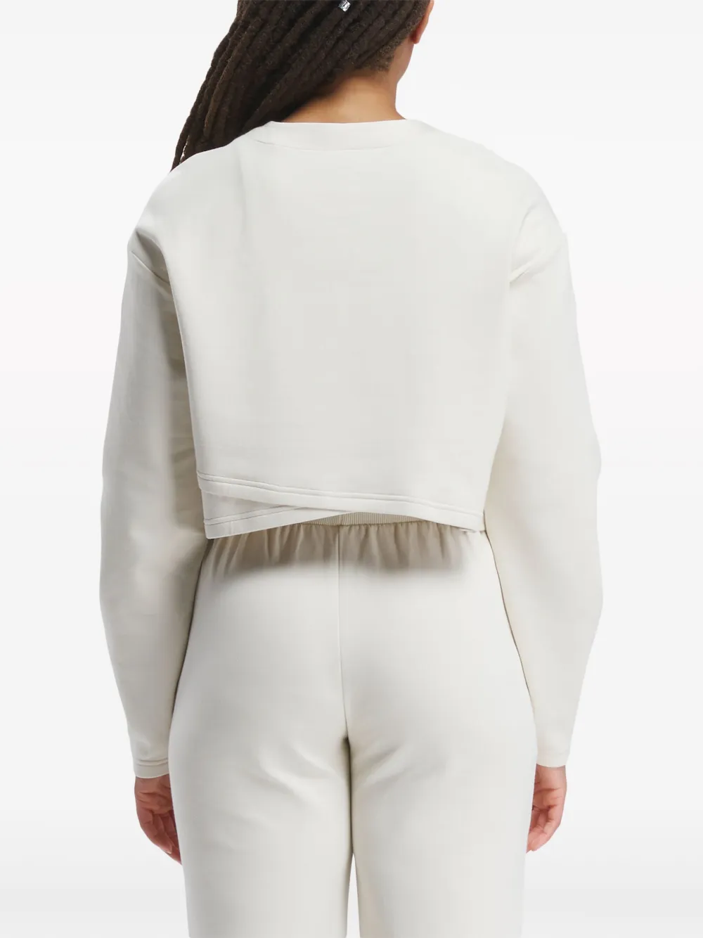  Reebok Active Collective Cropped Sweatshirt - Neutrals 