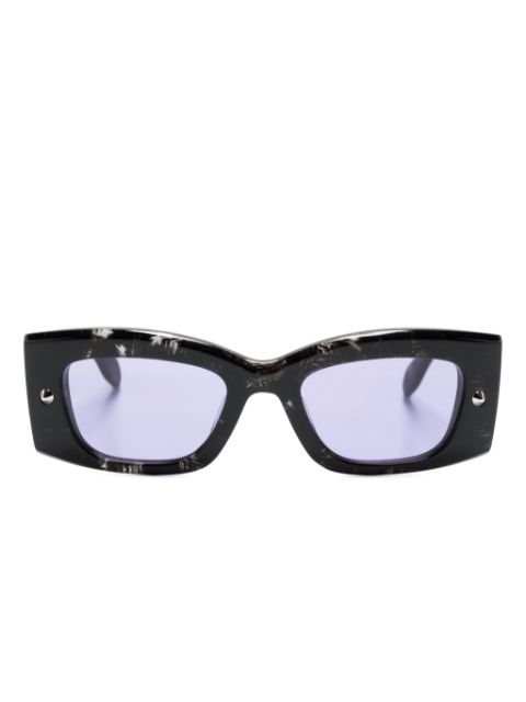 Alexander McQueen Eyewear Bold logo-print sunglasses Men