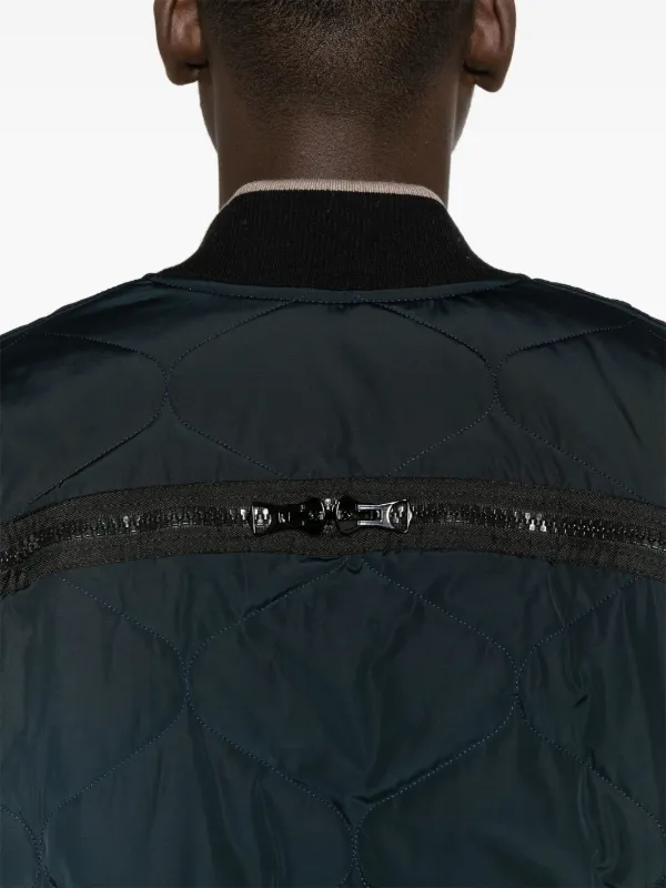 DRIES VAN NOTEN back-zip Bomber Jacket - Farfetch