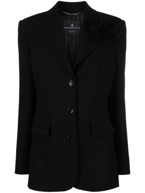 Ermanno Scervino blazer con aplique floral