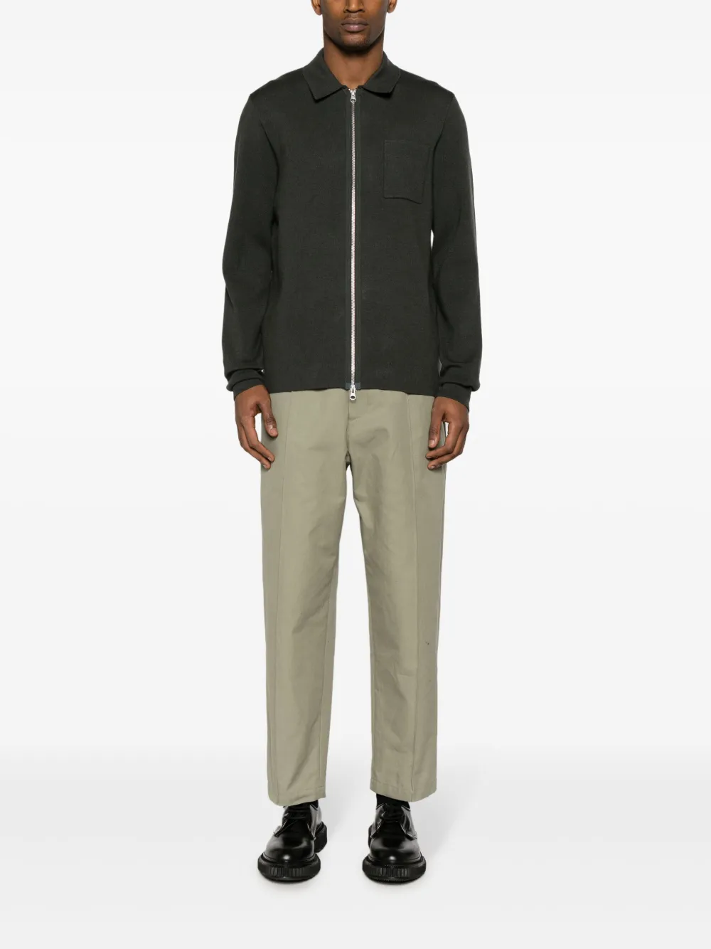 SAMSOE SAMSOE Vest met rits - Grijs