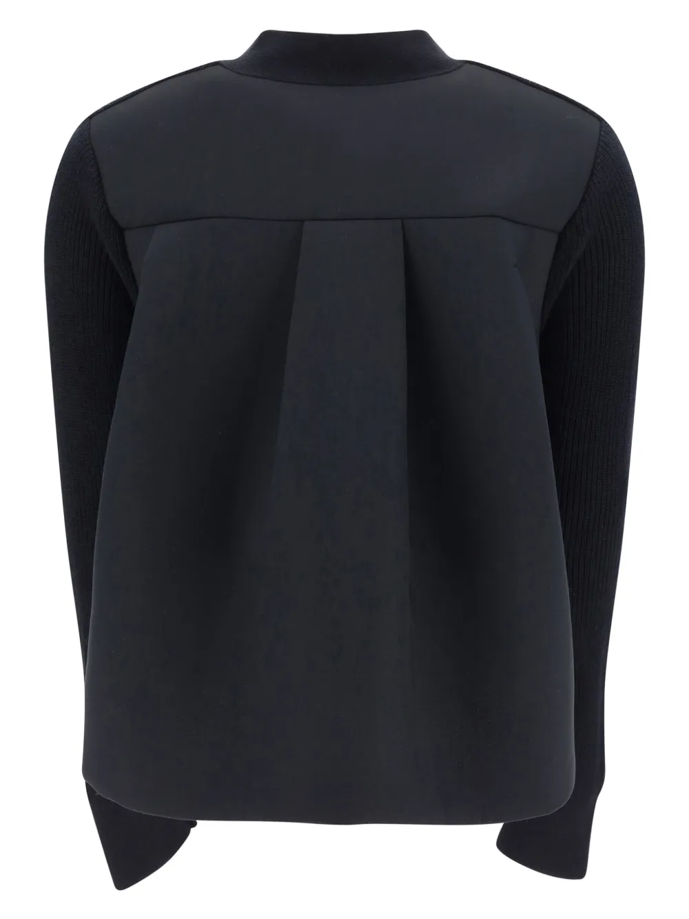 sacai Vest met V-hals - Zwart