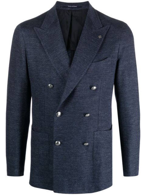 Tagliatore peak-lapels double-breasted blazer Men