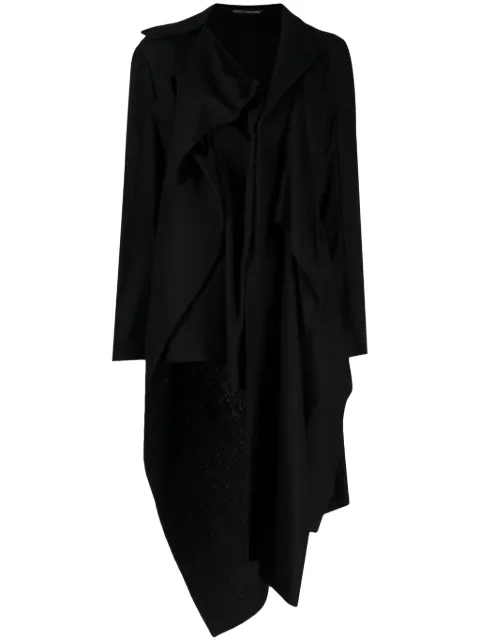 Yohji Yamamoto asymmetric wool jacket