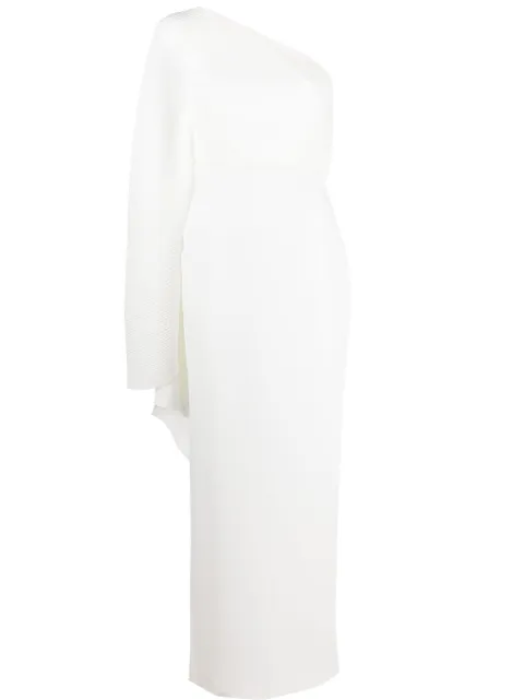 Solace London The Lilia one-shoulder dress