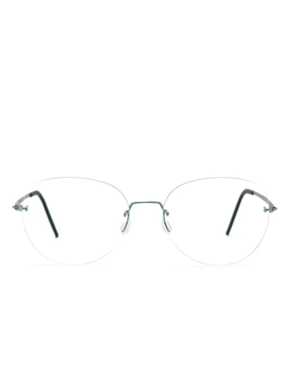 Lindberg 2528 rimless-lenses Glasses Grey FARFETCH JO