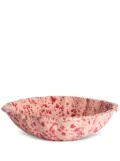 Cabana Speckled ceramic serving bowl (34cm) - Pink