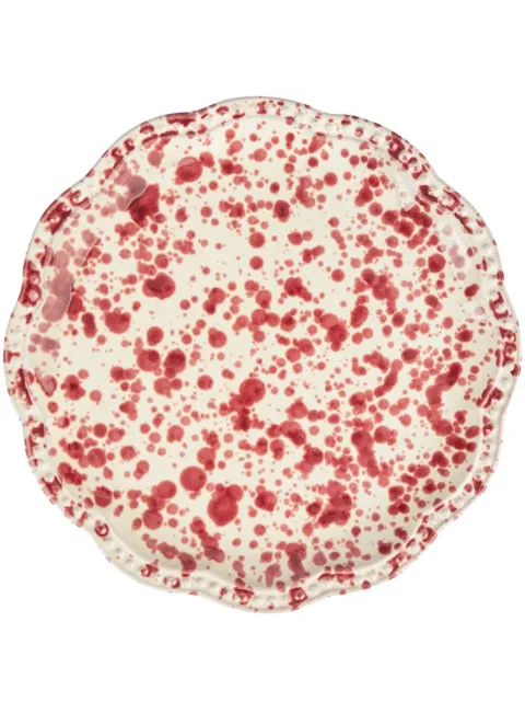 Cabana Speckled dessert plate