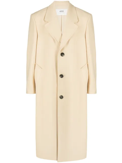 AMI Paris single-breasted coat