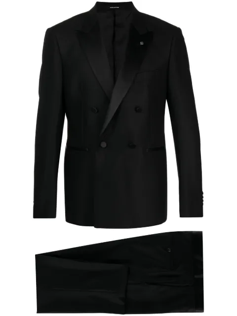 Tagliatore peak-lapels double-breasted suit
