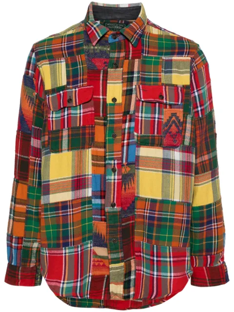 Polo Ralph Lauren patchwork flannel shirt