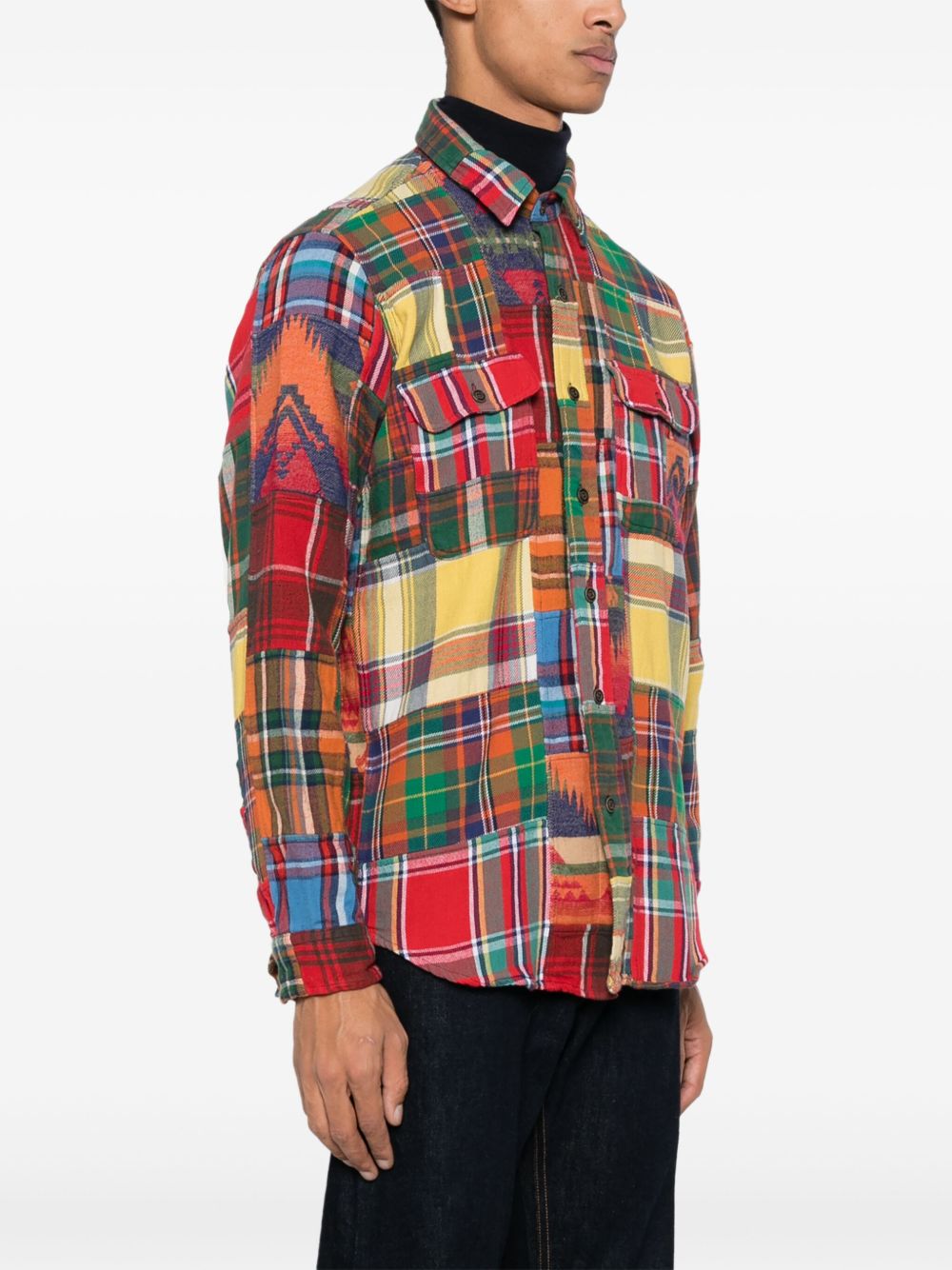 Polo Ralph Lauren patchwork flannel shirt Men