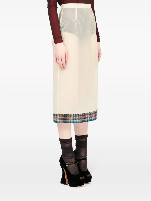 Maison Margiela スカート  16-3-34 531 Maison Margiela x Pendleton チェックトリム セミシアー
