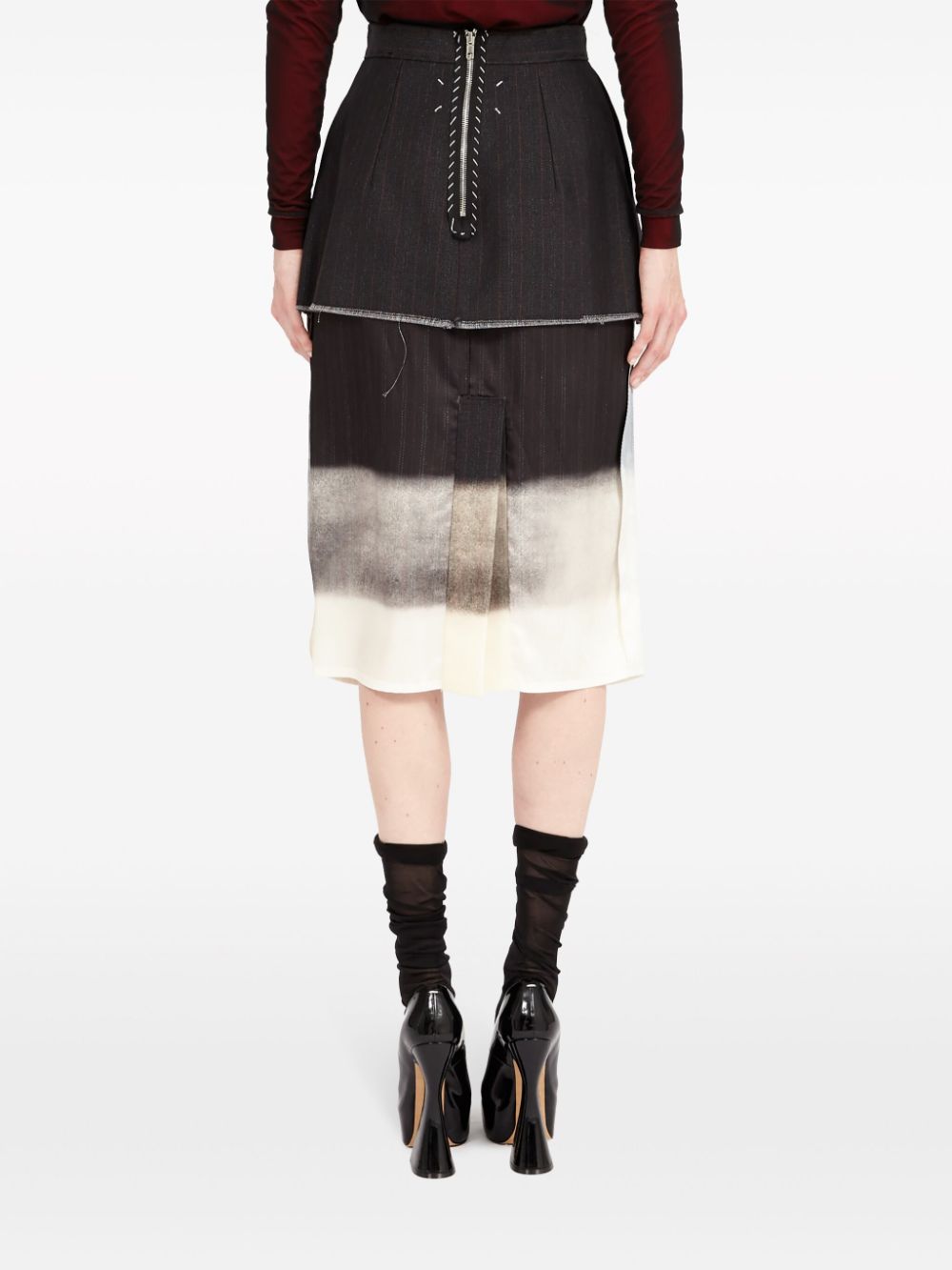 Affordable Maison Margiela Trompe l'oeil layered skirt Women