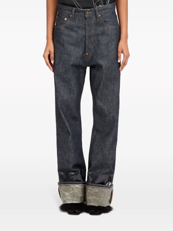 Maison Margiela ラッカー ストレートジーンズ - Farfetch 