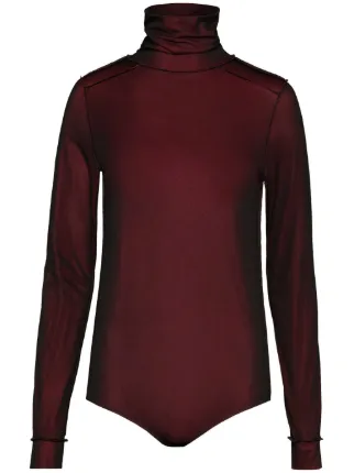 Maison Margiela シアーボディスーツ | レッド | FARFETCH JP