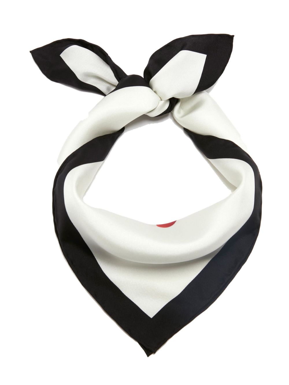 Image 2 of JW Anderson logo-print silk scarf