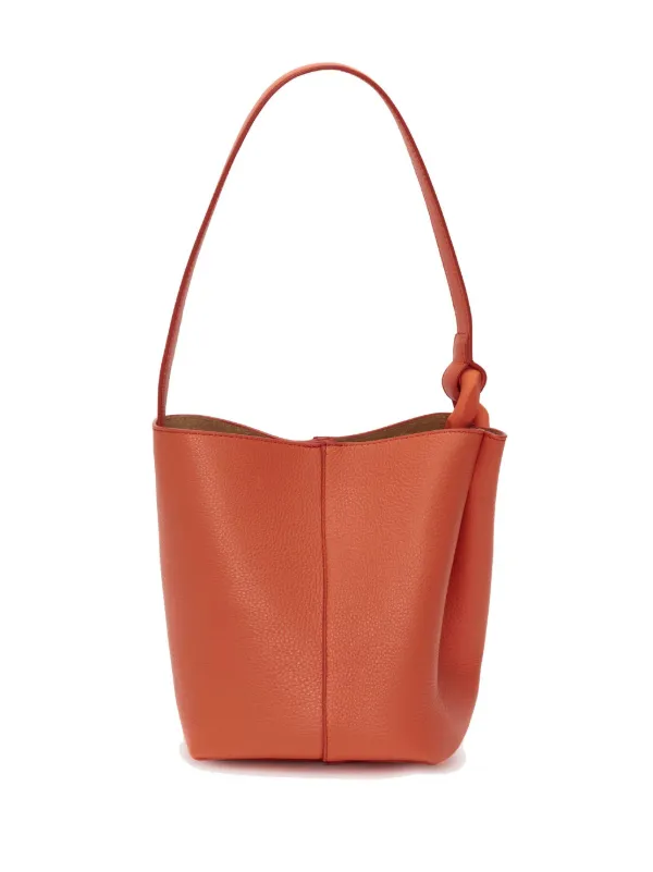 JW Anderson JWA レザーショルダーバッグ | オレンジ | FARFETCH JP