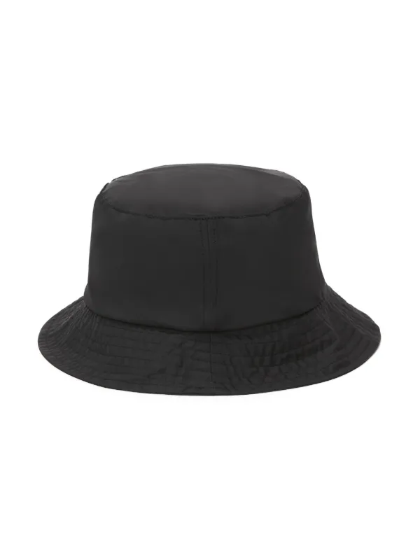 【J W ANDERSON】LOGO EMBROIDERED NYLON BUCKET HAT ★関税込★ JW Anderson Black Logo Bucket Hat JW Anderson