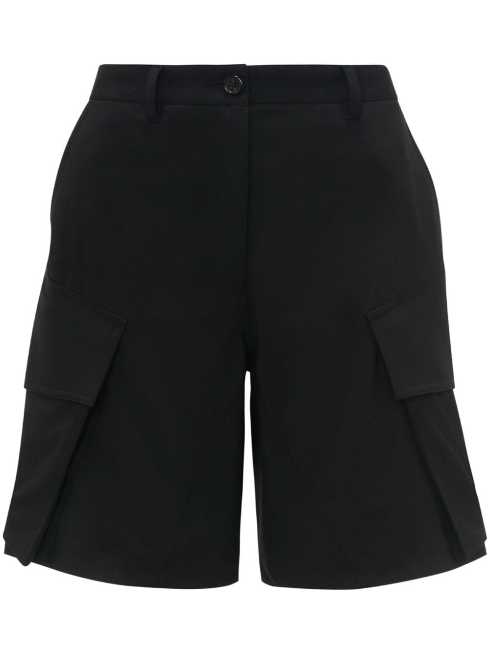 Shop Jw Anderson Tailored Cargo Shorts In Black