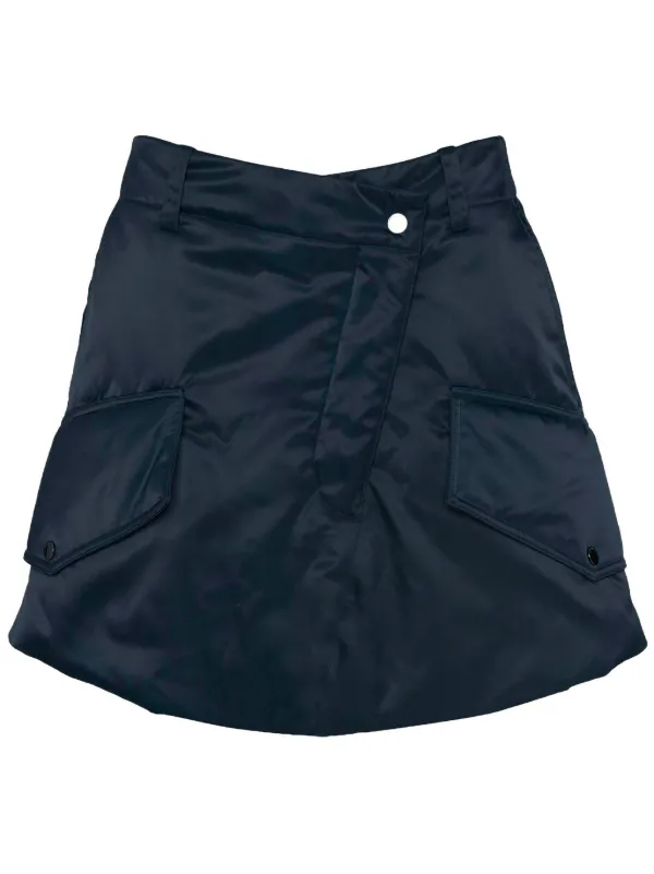 JW Anderson A-line Cargo Miniskirt in Blue