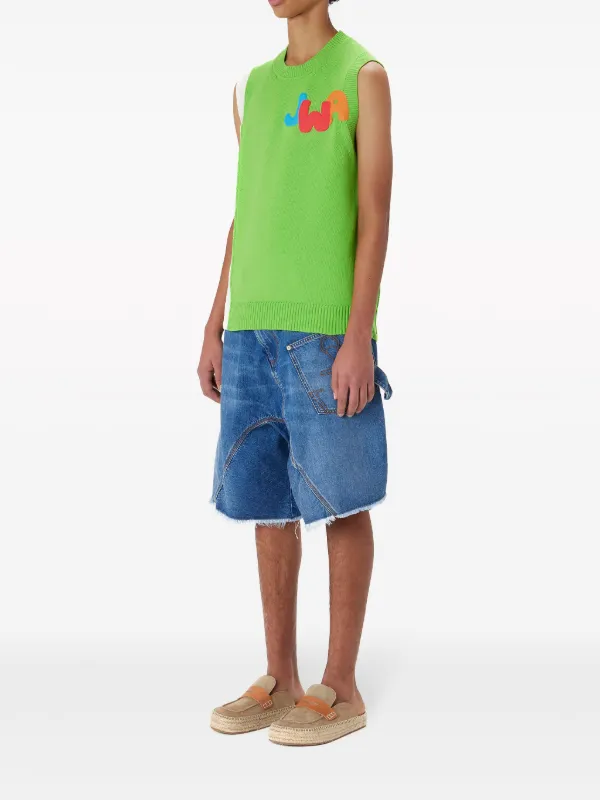 JW Anderson JWA V Neck Vest (Emerald) – CNCPTS