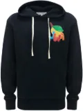JW Anderson JWA Lemon-print cotton hoodie - Blue