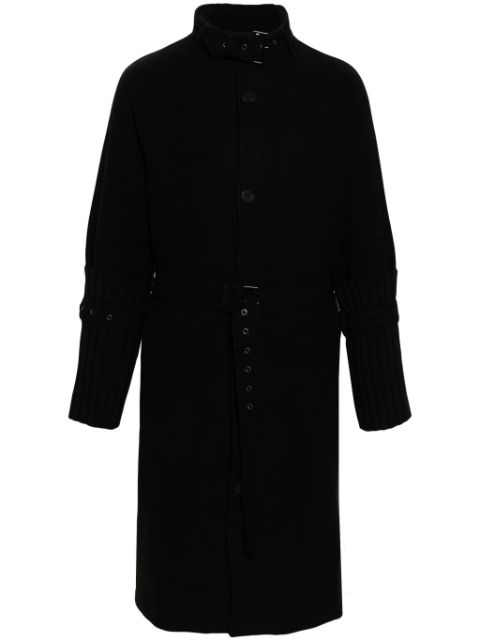 Ximon Lee belted wool-blend coat