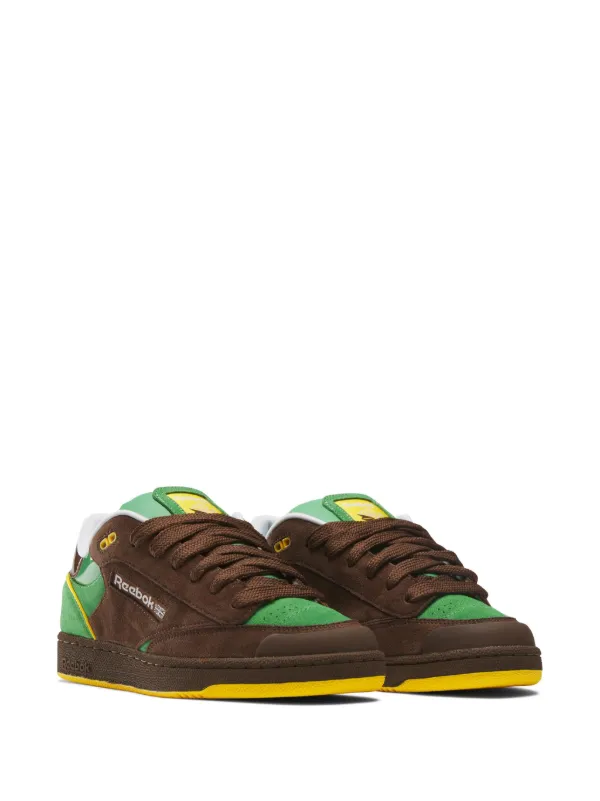 Reebok Club C Bulc sneakers unisex Calf Suede Fabric Rubber Polyethylene vinyl acetate PEVA 13 Green