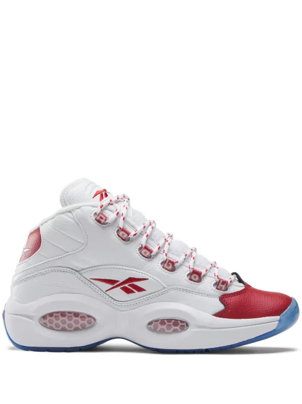 Reebok question mid mujer blanco online