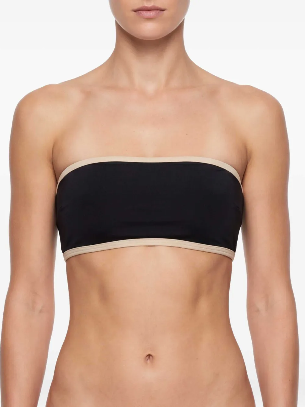 TOTEME Bikinitop met contrasterende afwerking Zwart