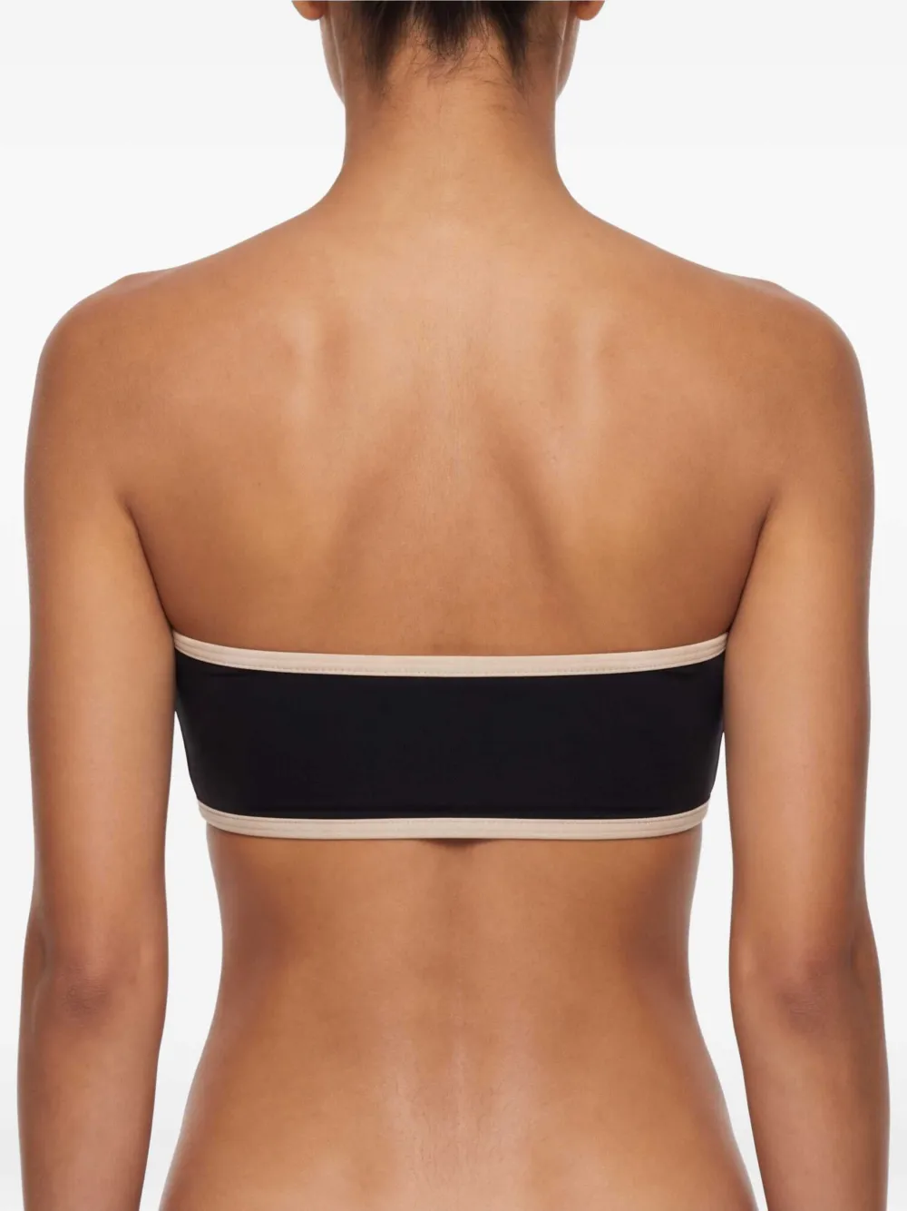 TOTEME Bikinitop met contrasterende afwerking Zwart