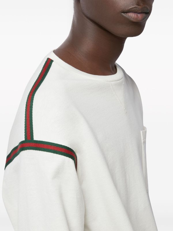 Gucci clearance sweatshirt stripe