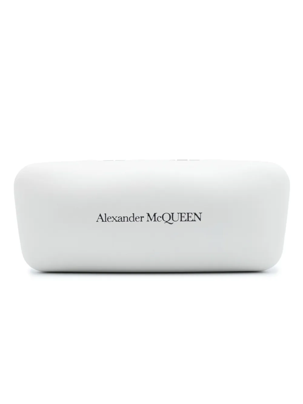 Alexander McQueen Eyewear Zonnebril met rechthoekig montuur Zwart