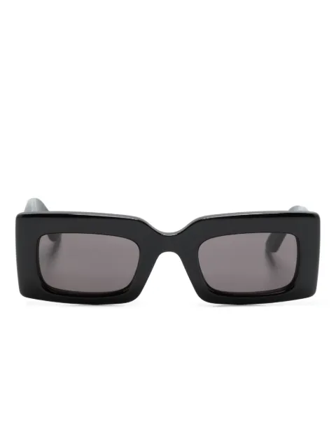 Alexander McQueen Eyewear logo-print rectangle-frame sunglasses 