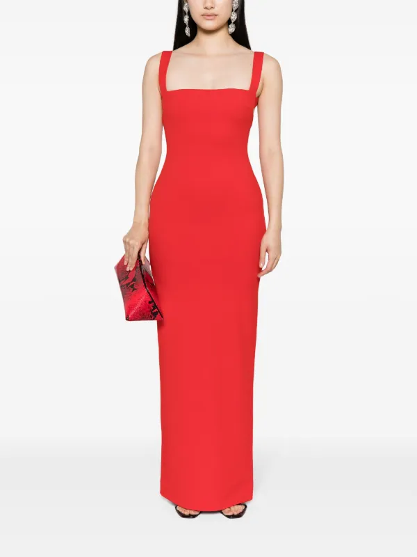 chinese dress ladies The Joni Maxi Dress in Black  Solace London