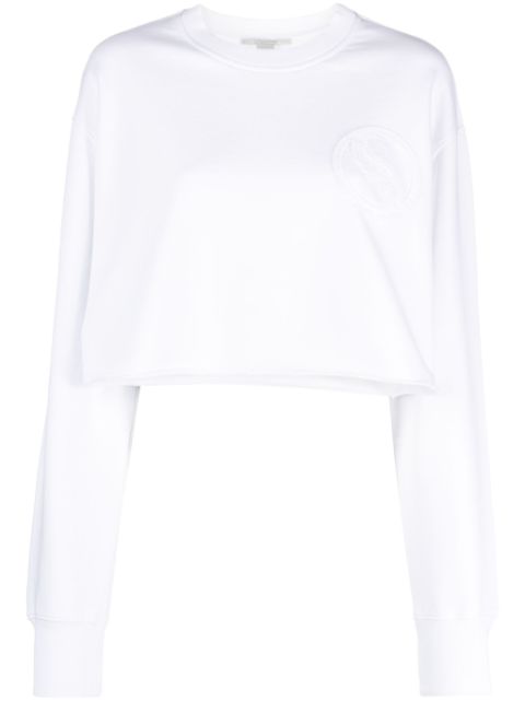 Stella McCartney S-Wave cropped sweatshirt