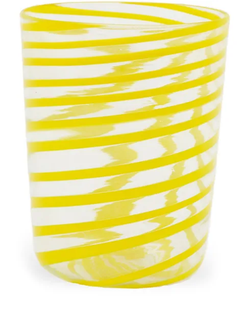 Cabana Giravolta Murano water glass 