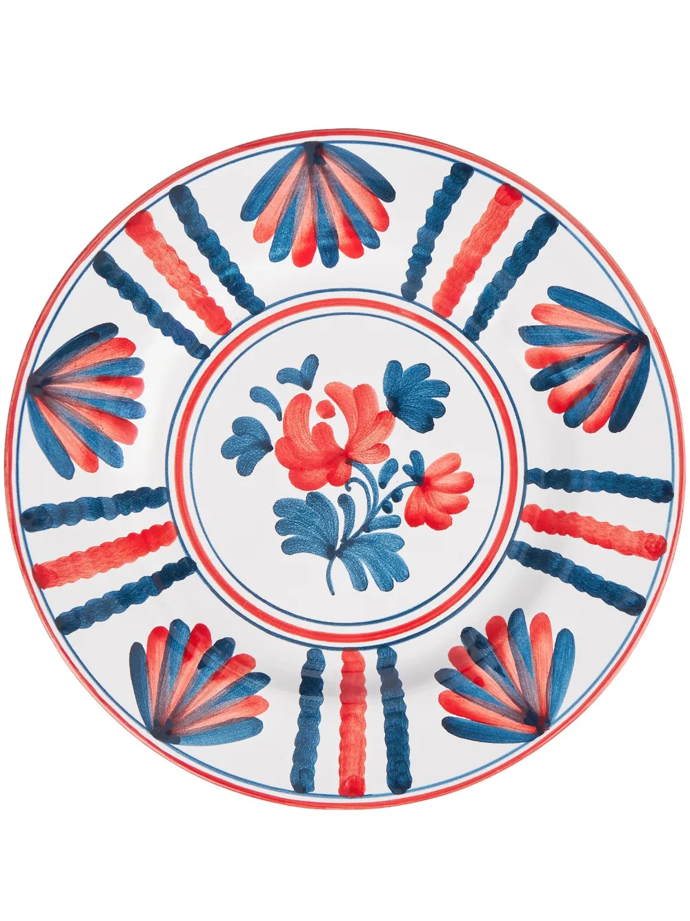 Shop Cabana Blossom Ceramic Dinner Plate In White