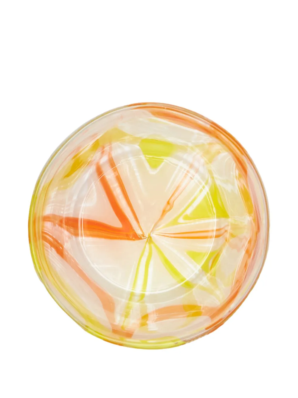 Cabana X Carolina Herrera Jackie Murano Glass Tumbler In Yellow