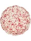 Cabana Speckled ceramic dinner plate - Red