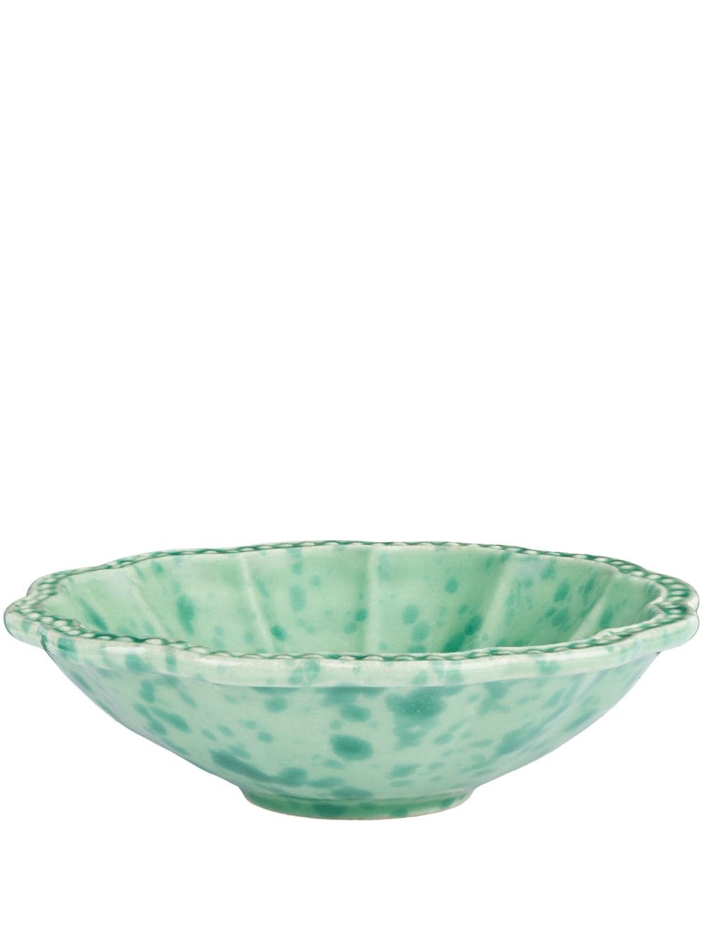 Cabana Small Speckled Bowl In Green