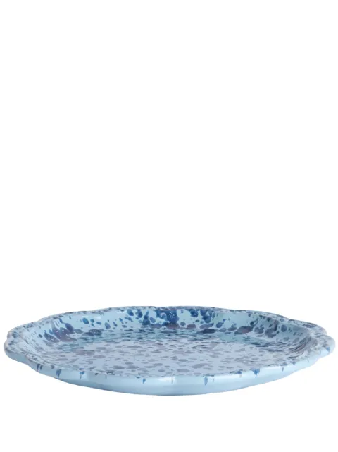 Cabana plato con efecto moteado de 27cm