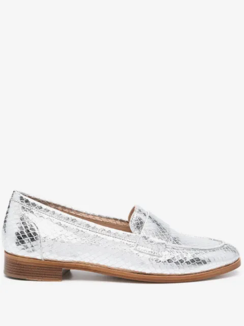 P.A.R.O.S.H. mocassins à effet peau de serpent